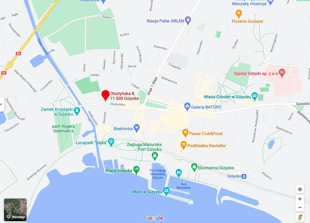Marco Apartment 8 Гіжицько Екстер'єр фото